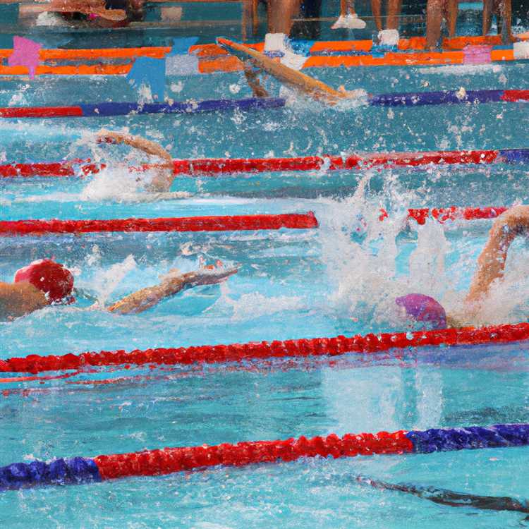 Соревнования по синхронному плаванию в бассейне